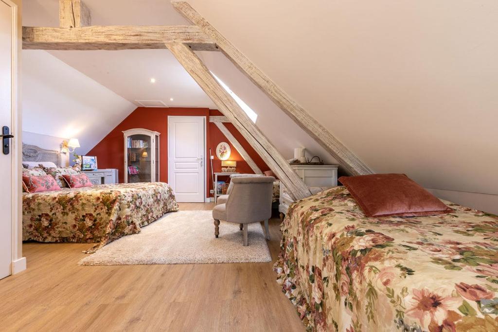 Le Clos Des Roses Chambres Et Tables D Hotes Meusnes Ngoại thất bức ảnh